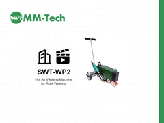 MM-Tech SWT-WP2 Hot Air Welder ・80-100mm lebar seam pengelasan·PVC TPO SBS proyek waterproofing