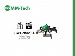 SWT-NS610A Pengujian Pengelasan Ekstrusi! 50-380°C Kontrol Suhu・Pengelasan Mudah PP/PE/PVDF