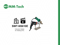 SWT-NS610E Handheld Extrusion Welder Didukung oleh METABO Jerman, Sistem Pemanas 3400W