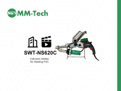 SWT-NS620C Pellet Extrusion Welding Gun Operasi Jerman METABO Motor·5-40mm Film Welding