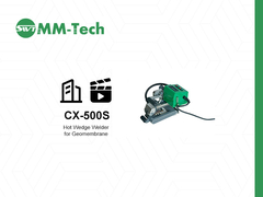 Mesin Las Geomembran HDPE 0.8-3.0mm CX500S Dual-Purpose Full Power Welder