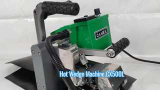 Mesin Hot Wedge digunakan dalam pengelasan geomembran Lanfill.