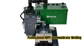 Pengelasan HDPE Kecepatan Tinggi Tukang Las Geomembran MM-Tech
