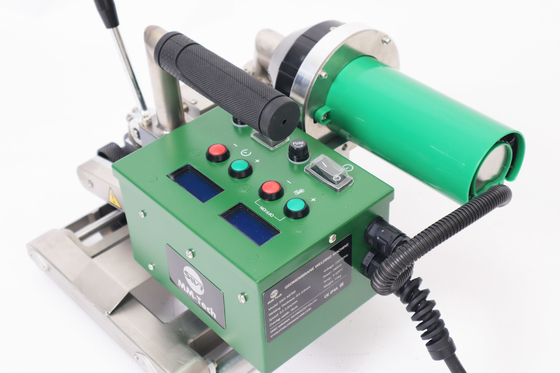 4.2m / Min 220v Hdpe Pvc Plastic Hot Wedge Welder Untuk Pond Liner
