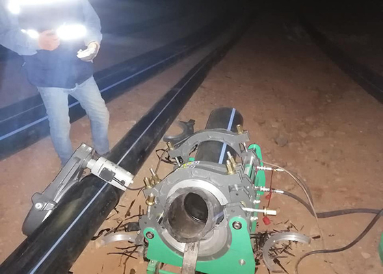 50mm - 160mm Hdpe Pipe Butt Fusion Welding Machine Kebisingan Rendah