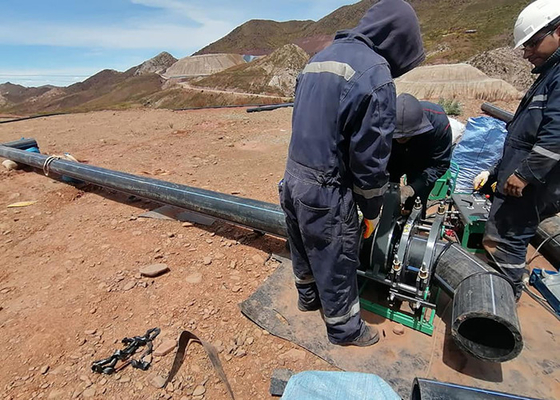 200mm Pipa Hdpe Butt Fusion Machine Dengan Data Logger