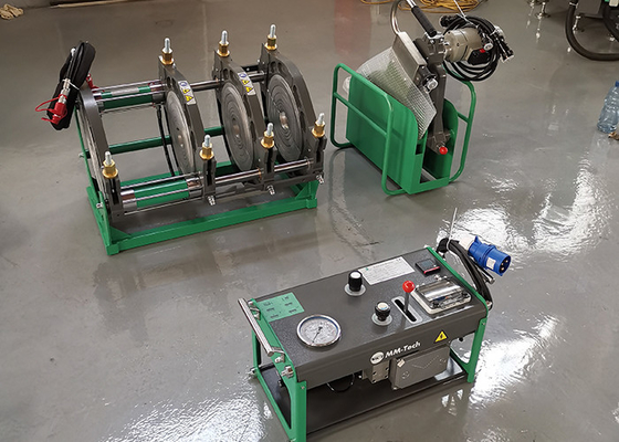 Hidrolik Pvdf Hdpe Pipa Butt Fusion Mesin Pengelasan 90mm - 315mm