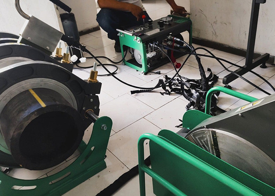 6 Inch Hdpe Tube Hidrolik Butt Welder Fusion Machine 6.25 Kw
