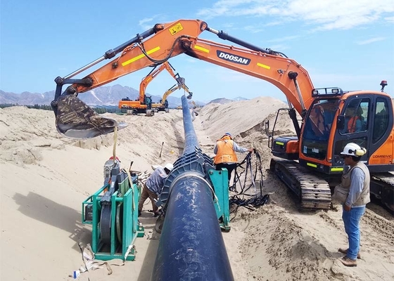 Mesin Las Fusi Pantat Pipa HDPE 1000mm Efektif Untuk Pasokan Air Irigasi