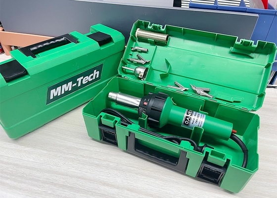 Senjata Las Udara Panas Lembaran Plastik 1600W CX1600S BL Untuk PP PE PVC