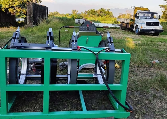 Peralatan Pengelasan Fusi Pipa HDPE Standar DVS2207 untuk Irigasi Pertanian dengan Daya Pompa 2.2Kw ISO12176