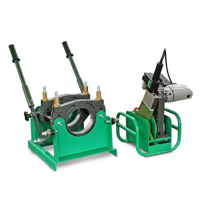 50mm-200mm Manual Mesin Las Pipa Hdpe 220V Dengan Gauge