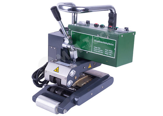 Welding Polyethylene Geomembrane Hot Wedge Welder Dengan Tampilan Digital