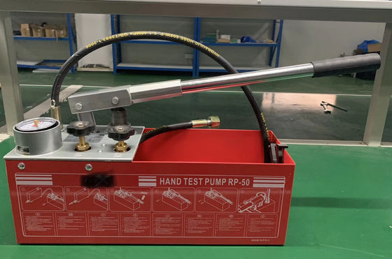 PR50A Alat Plumbing Pipa Air Manual Hand Hydrostatic Hydro Testing Bench High Pressure Test Pump