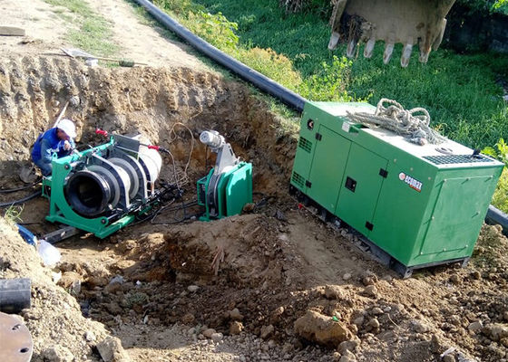 Mesin Las Otomatis Pipa PE PPR HDPE Butt Fusion Untuk 90mm - 250mm