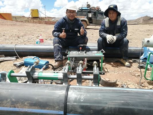 Pipa Plastik Ukuran Besar Pe 3.41cbm Butt Fusion Welding Machine