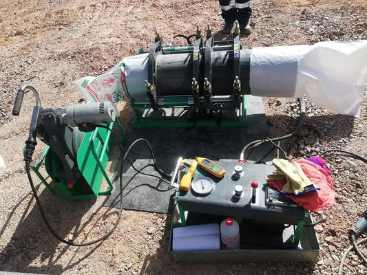 355mm Pipa Pasokan Air Hot Joint Hdpe Butt Welding Machine