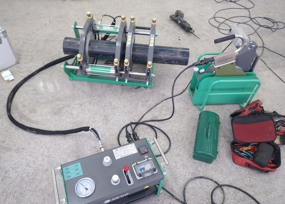 Lapangan Pipa Pe Hot Joint Flange Butt Fusion Welder 2.3kw