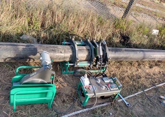 110mm Hdpe Poly Butt Fusion Pe Mesin Las Pipa