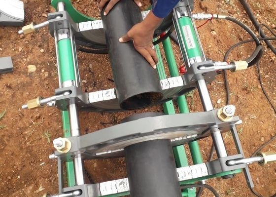 Hot Melt 160mm Manual Mesin Las Pipa Hdpe