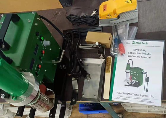 Roofing Waterproof Coiled Material 2.3kw Table Spot Welding Machine Untuk Kolam Renang