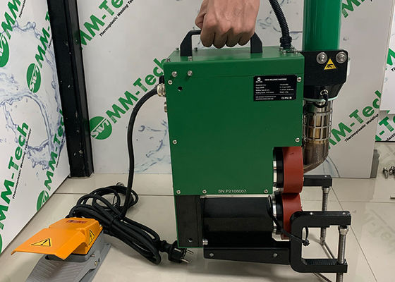 Roofing Waterproof Coiled Material 2.3kw Table Spot Welding Machine Untuk Kolam Renang