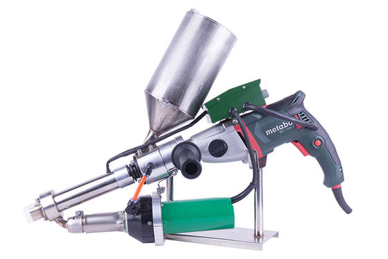 Bahan Baku Murni Pp Pe Pellet Extruder Welding Machine Untuk Splicing Repairing
