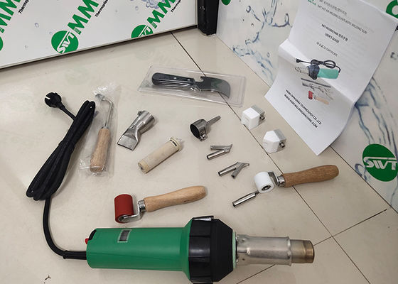 230v 1600w Mesin Las Udara Panas Untuk Spanduk Pvc Terpal Dan Atap Lapis Tunggal