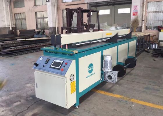 6000mm HDPE Butt Fusion Touchscreen Mesin Las Lembaran Plastik