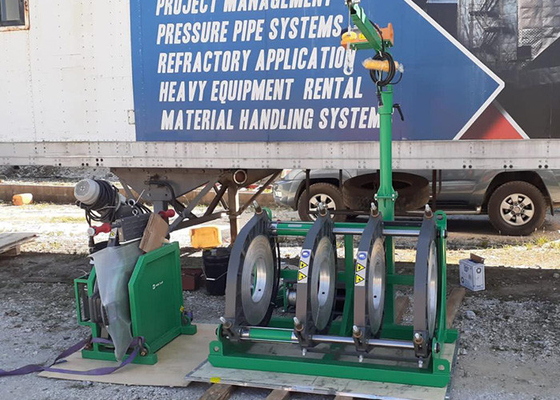315mm Hdpe Pipe Jointing Mesin Las Butt Fusion Hidrolik Kebisingan Rendah