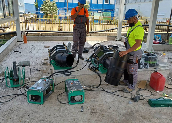 Mesin Las Butt Fusion Hdpe Hidrolik Untuk 280mm