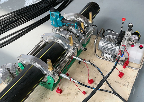 50mm - 160mm Hdpe Pipe Butt Fusion Welding Machine Kebisingan Rendah