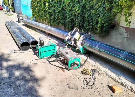 Mesin Las Fusi Pantat Pemotong Penggilingan yang Digunakan Gigi Cacing yang Efektif Untuk Pasokan Air HDPE