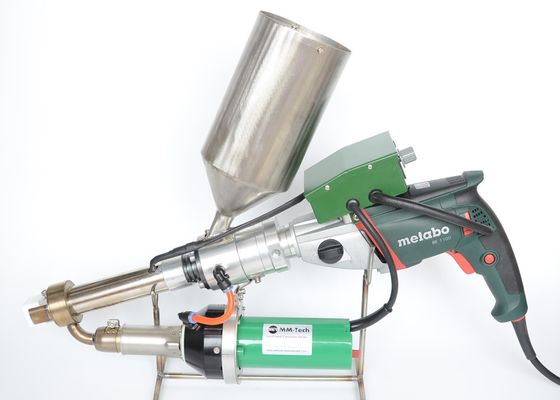 220V PE PP Pipe Granule Extrusion Welding Gun 8kg 1600W Daya Udara Panas