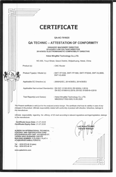 Cina Hebei Boda Plastic Technology Co., Ltd. Sertifikasi